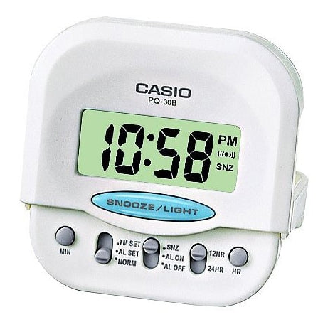 CASIO SVEGLIA/ALARM CLOCK Mod.  PQ-30B-7E
