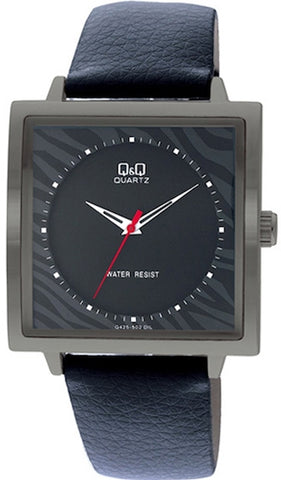 Q&Q FASHION Mod. GENT SQUARE BLACK - NEUTRAL BOX