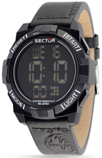SECTOR Mod. STREET DIGITAL 1945 BLACK DIAL BLACK STR