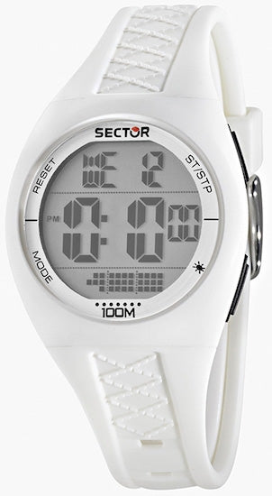 SECTOR Mod. SECTOR Mod. SKATER 36MM DIGITAL WHITE STRAP