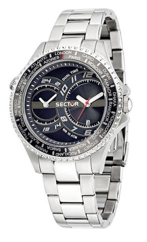 SECTOR Mod. 235 43MM DUAL TIME GRAY DIAL/BRACELET