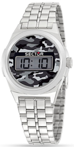 SECTOR Mod. STREET DIGITAL 1980 SILVER DIAL BRAC