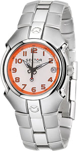 SECTOR Mod. 195 EXT 3H 32MM LU WHITE/ORANGE D/