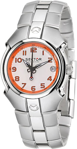 SECTOR Mod. 195 EXT 3H 32MM LU WHITE/ORANGE D/