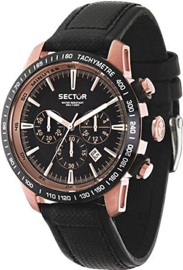 SECTOR Mod. 850 RACING. MULTIFUNCTION OR 3H VERSION. 45MM. 10 ATM