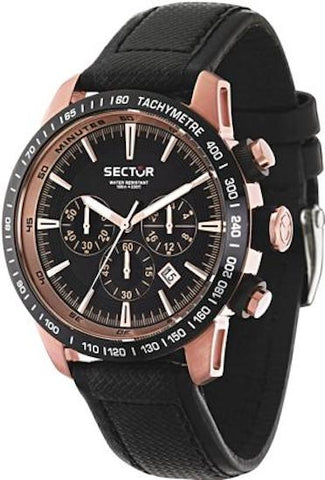 SECTOR Mod. 850 RACING. MULTIFUNCTION OR 3H VERSION. 45MM. 10 ATM