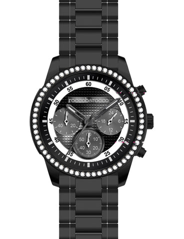 ROCCOBAROCCO WATCH Mod. RB0070 SS Quartz Lady strass  38mm