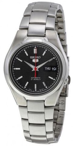 SEIKO 5 Mod. SNK607 AUTOMATIC - BLACK DIAL S/S - DAY DATE - 37mm - WR 30mt