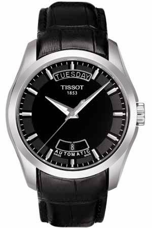TISSOT - COUTURIER U AUT.C.PELLE Q.NERO DD INDICI