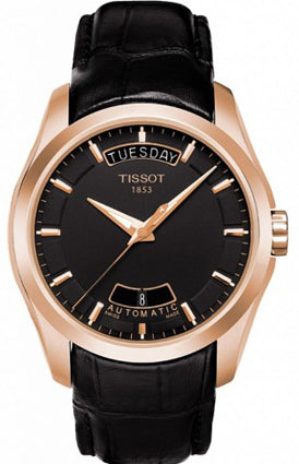 TISSOT - COUTURIER U AUT.PVD R.C.PELLE Q.NERO DD
