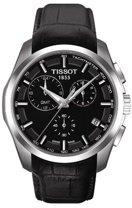 TISSOT - COUTURIER GMT U CHR QTZ C.PELLE Q.NERO I