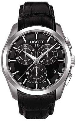 TISSOT - COUTURIER U CHR QTZ C.PELLE Q.NERO INDIC