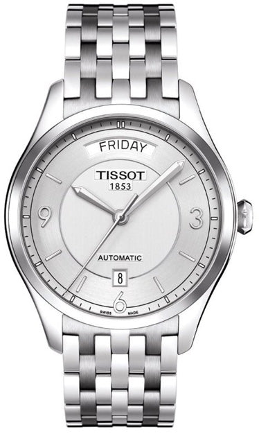 TISSOT Mod. T-ONE - GENT - AUTOMATIC - 3H - SILVER DIAL - BRACELET - ARABIC INDEX - DAY - SWISS MADE
