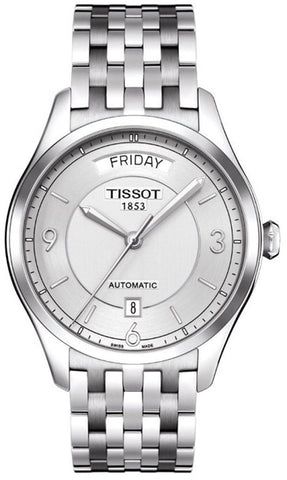 TISSOT Mod. T-ONE - GENT - AUTOMATIC - 3H - SILVER DIAL - BRACELET - ARABIC INDEX - DAY - SWISS MADE