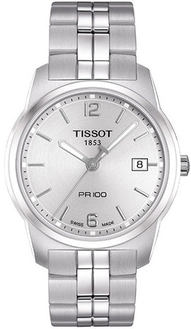 TISSOT - PR 100 U QTZ BRC Q.SILVER ARABI INDICI