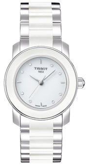 TISSOT - CERAMIC ROUND D QTZ ACC BRC Q.BIAN. DIAM