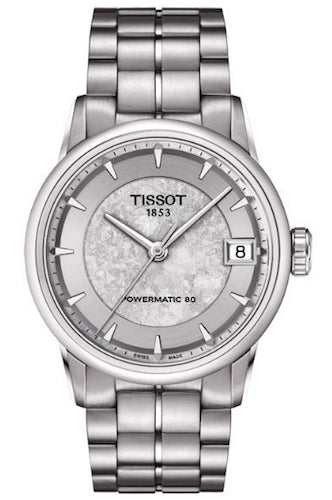 TISSOT Mod. POWERMATIC JUNGFRAUBAHN - SILVER DIAL - BRACELET - QUARTZ - DATA - SWISS MADE