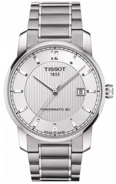 TISSOT Mod. TITANIUM - GENT - AUTOMATIC - SILVER DIAL - BRACELET - ARABIC INDEX - DATA - SWISS MADE