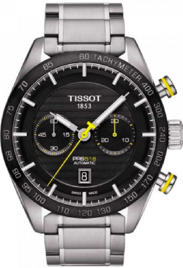 TISSOT - PRS 516 AUTOMATIC CHRONO 44.4 mm SS Case & Bracelet. WR 100mt