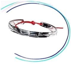BREIL JEWELS - Bracciale unisex rigido con fili di nylon  colorati di ricambio/Unisex bangle bracelet  with nylon spare colored wires