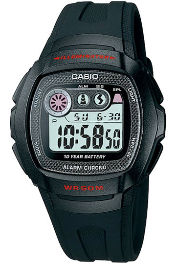 CASIO Mod. W-210-1C Illuminator, Alarm, Chrono, wr50 **ORIGINAL BOX**