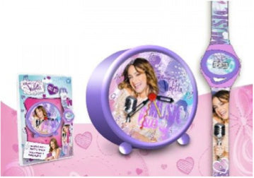 DISNEY - VIOLETTA SPECIAL SET WATCH + CLOCK