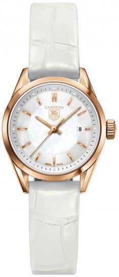 TAG HEUER Mod. CARRERA LADY WATCH ROSE GOLD MOP 27 MM