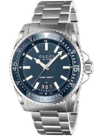 GUCCI WATCH Mod. DIVE XL BLUE