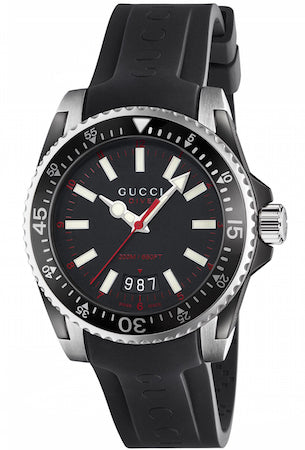 GUCCI WATCH Mod. DIVER LG BLACK&RED