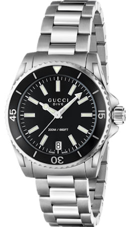 GUCCI WATCH Mod. DIVE MD BLACK