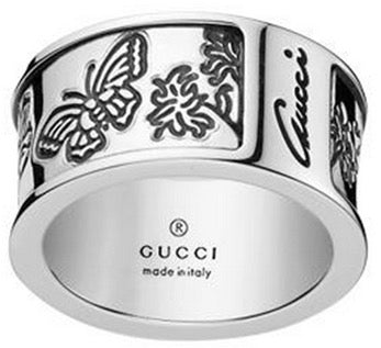 GUCCI JEWELS Mod. FLORA - Anello/Ring - Silver size 12